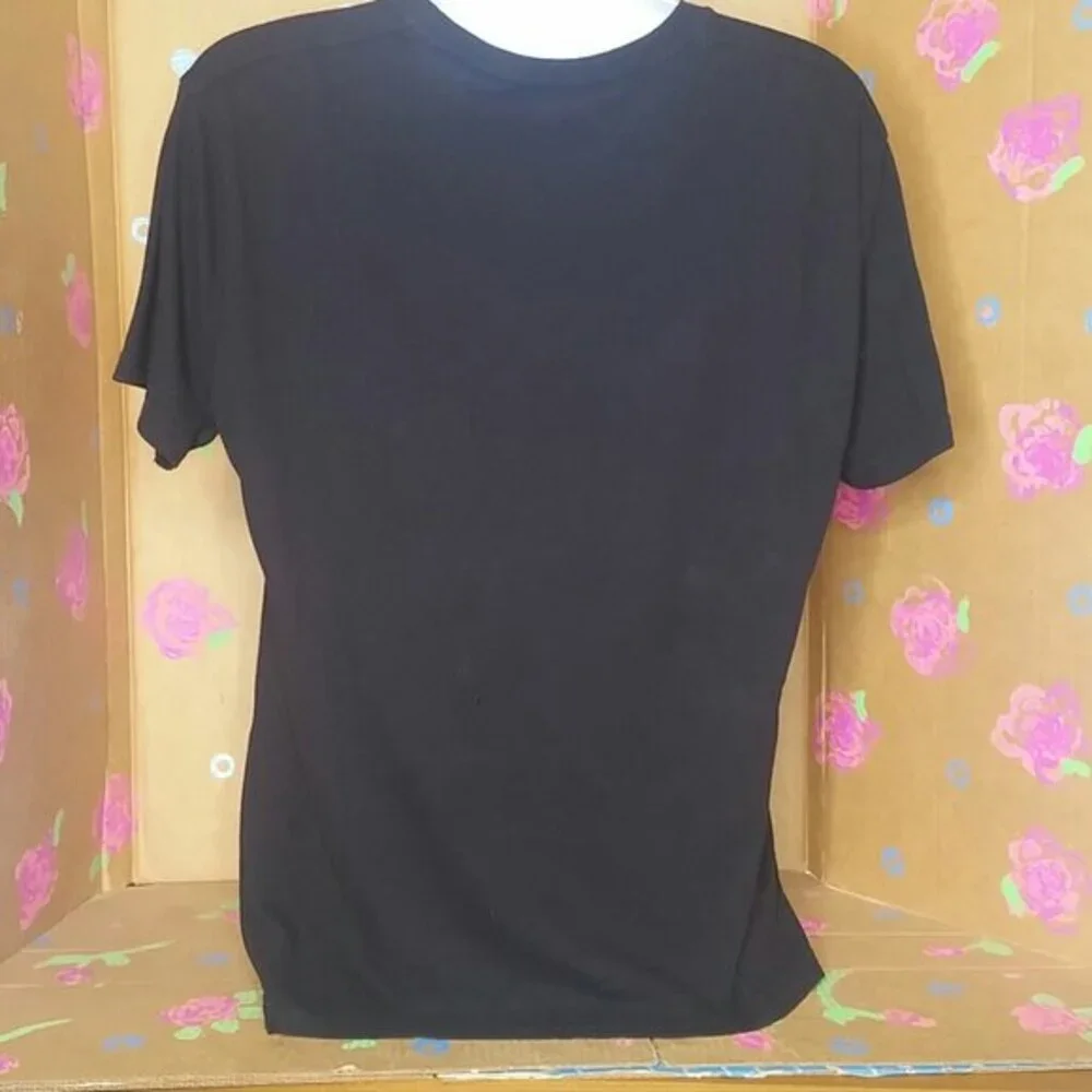 GUESS Vintage Distressed Y2K Black T Shirt Mens Size XXL - Picture 4 of 12